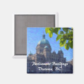 Bâtiments du Parlement, Victoria, BC Magnet (Recto/Verso)