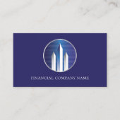 Bâtiments futuristes Carte de visite de l'entrepri (Devant)