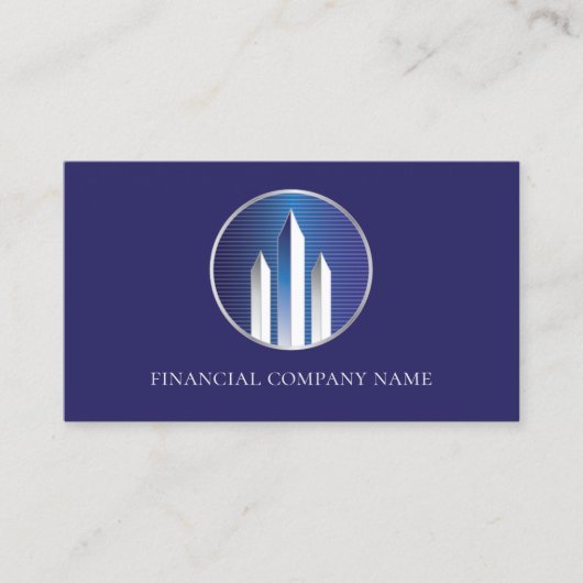 Bâtiments futuristes Carte de visite de l'entrepri (Devant)