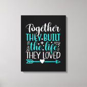 Bâtir la vie ensemble toile Imprimer (Recto)