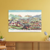 Batles van Wurtchen en Bautzen, 20 mei 1813 Canvas Afdruk (Insitu (Woonkamer))