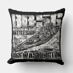 batleship Washington Pillow Kussen