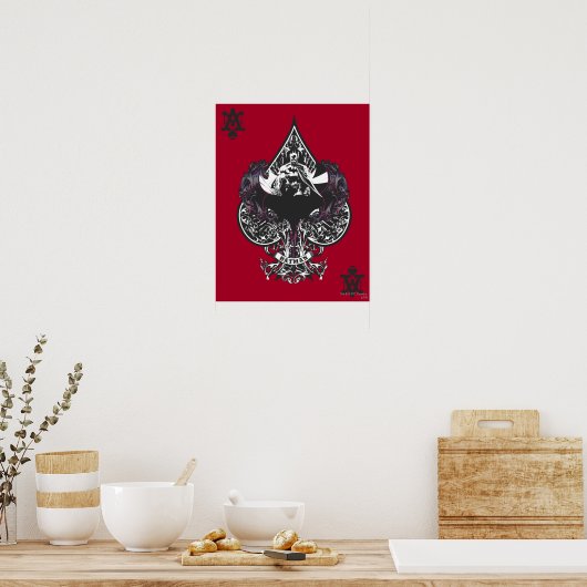 Batman Ace of Spaces Gothic Crest Poster (Keuken)