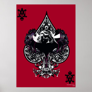 Batman Ace of Spaces Gothic Crest Poster