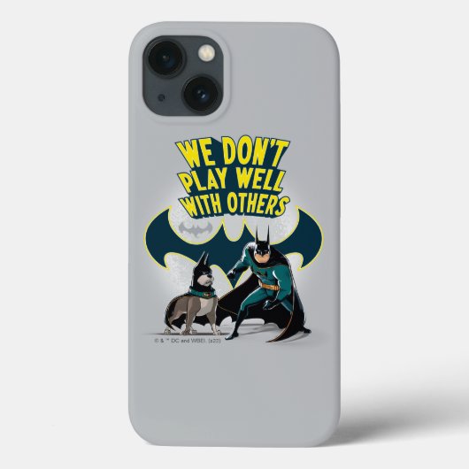 Batman & Ace - We spelen niet goed met anderen Case-Mate iPhone Case (Achterkant)
