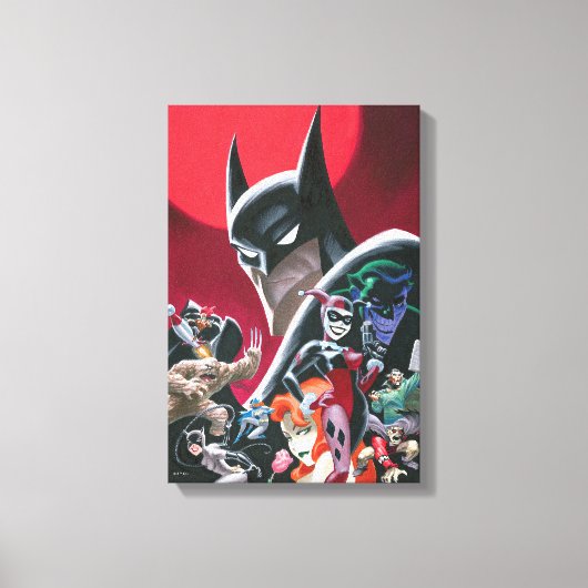 Batman Adventures Dangerous Dames & Demons Canvas Afdruk (Voorkant)