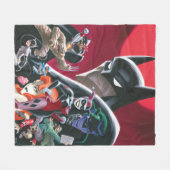 Batman Adventures Dangerous Dames & Demons Fleece Deken (Voorkant (Horizontaal))