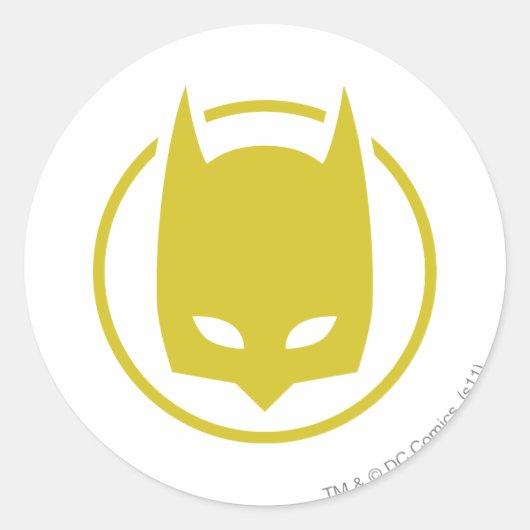 Batman Afbeelding 38 Ronde Sticker (Voorkant)