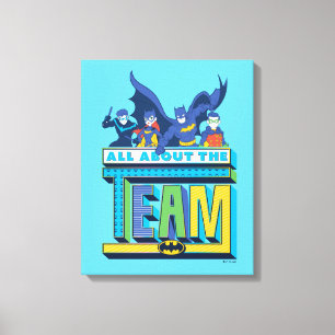 Batman   Alles over het team Canvas Afdruk