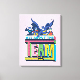 Batman   Alles over het team Canvas Afdruk