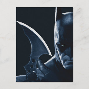 Batman: Arkham Asylum   Batman Closeup Briefkaart