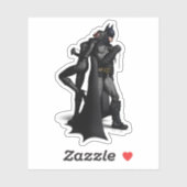 Batman Arkham City | Batman en Catwoman Sticker (Vel)