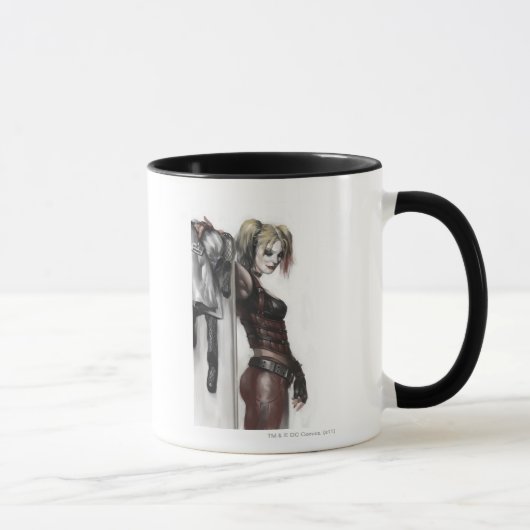 Batman Arkham City | Illustratie Harley Quinn Mok (Rechts)