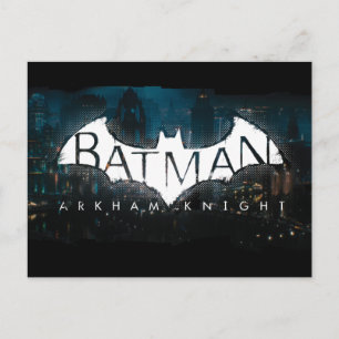 Batman Arkham Knight Gotham Logo Briefkaart