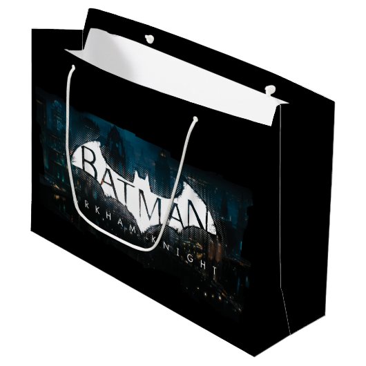 Batman Arkham Knight Gotham-logo Large Cadeautasje (Voorkant Gekanteld)