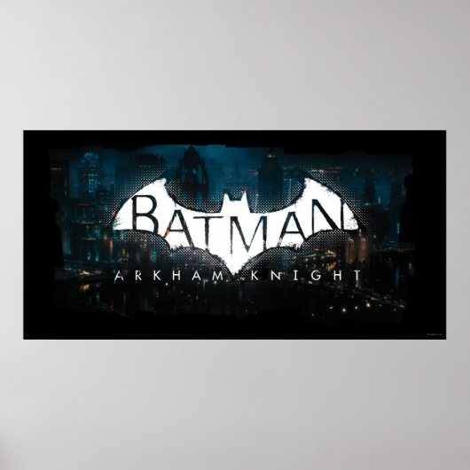 Batman Arkham Knight Gotham Logo Poster (Voorkant)