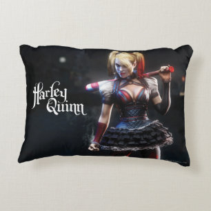 Batman Arkham Knight Harley Quinn met Bat Accent Kussen