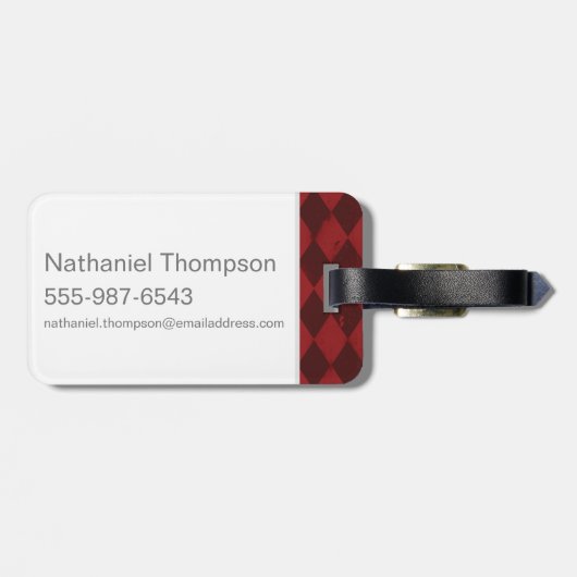 Batman Arkham Knight | Harley Quinn met Bat Bagagelabel (Achterkant horizontaal)