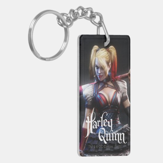 Batman Arkham Knight | Harley Quinn met Bat Sleutelhanger (Voorkant Links)