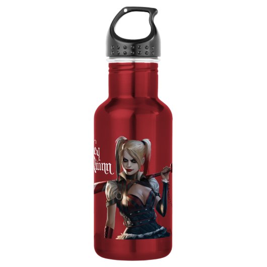 Batman Arkham Knight | Harley Quinn met Bat Waterfles (Voorkant)