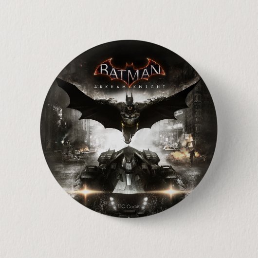 Batman Arkham Knight Key Art Ronde Button 5,7 Cm (Voorkant)