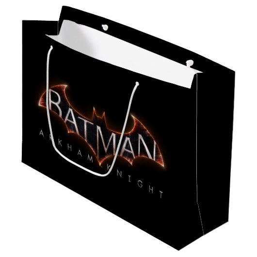 Batman Arkham Knight Logo Large Cadeauzakje (Voorkant Gekanteld)