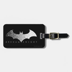 Batman Arkham Knight Pixel Logo Bagagelabel