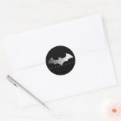 Batman Arkham Knight Pixel Logo Ronde Sticker (Envelop)