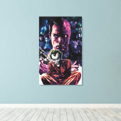 Batman - Arkham Unhinged #11 Hoesje Canvas Afdruk (Insitu (Houten vloer))