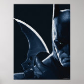 Batman: Asiel Arkham | Batman Closeup Poster (Voorkant)