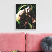 Batman Bane Bat Swarm Illustration Canvas Afdruk (Insitu (Woonkamer))