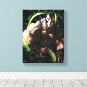 Batman Bane Bat Swarm Illustration Canvas Afdruk (Insitu (Houten vloer))