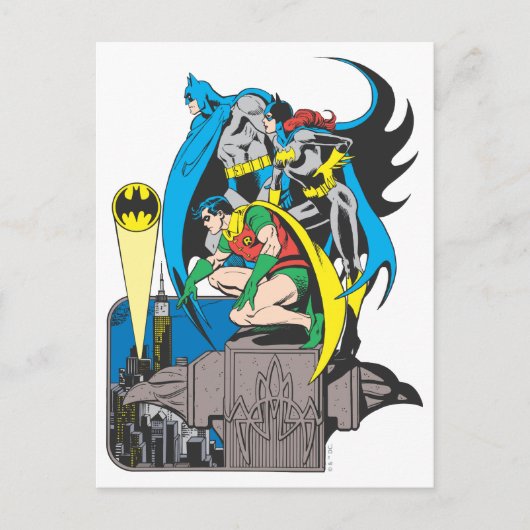 Batman/Batgirl/Robin Briefkaart (Voorkant)