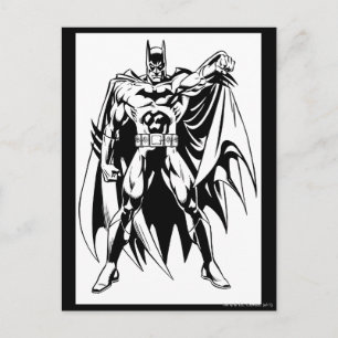 Batman Black en White Front Briefkaart