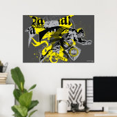 Batman Black en Yellow Collage Poster (Thuiskantoor)