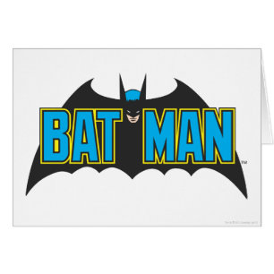 Batman Blauw Zwarte Logo