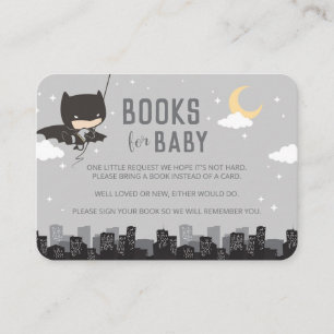 Batman Books voor Baby Baby shower-insteekkaart Plaatskaartje
