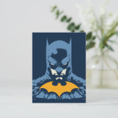 Batman Bust brisé avec Gold Logo Carte Postale (Debout devant)