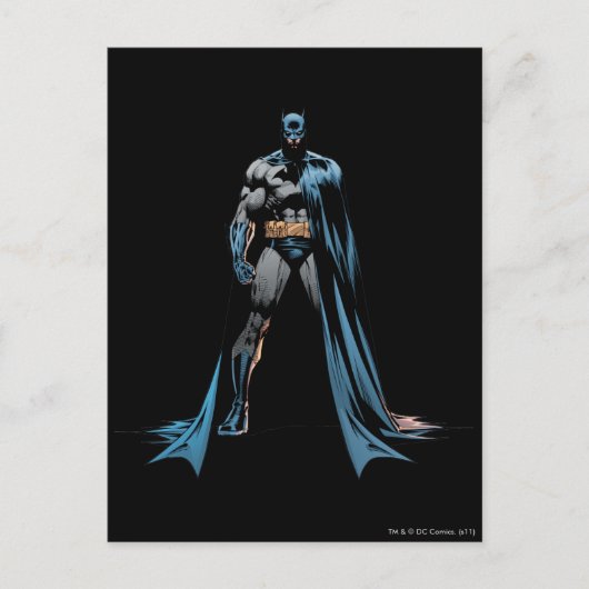 Batman cape aan één zijde briefkaart (Voorkant)