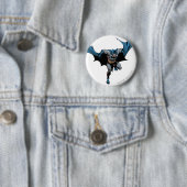 Batman Cape-achtige vleugels Ronde Button 5,7 Cm (In situ)