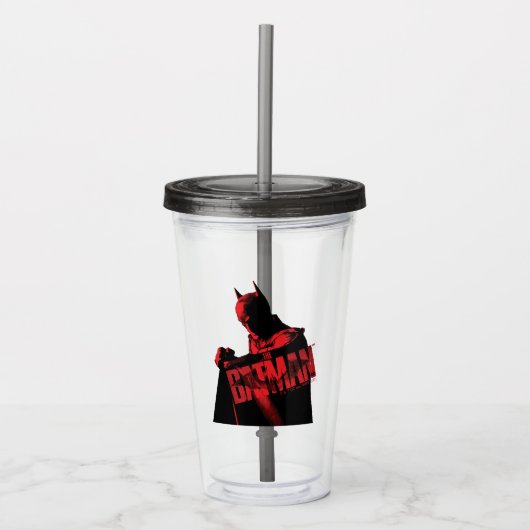 Batman Cape & Logo Acryl Drinkbeker (Voorkant)