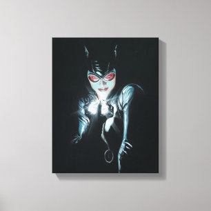 Batman Catwoman Faces of Evil Cover Illustratie Canvas Afdruk