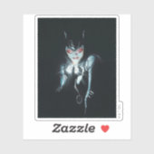 Batman Catwoman Faces of Evil Cover Illustration Sticker (Vel)