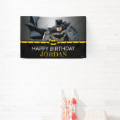 Batman | Chalkboard Bonne bannière d'anniversaire (Insitu)