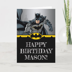 Batman Chalkboard Bonne carte d'anniversaire