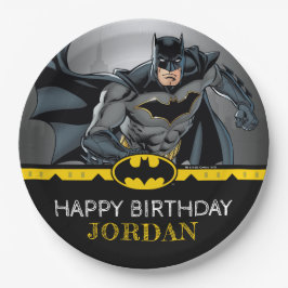 Batman | Chalkboard Happy Birthday Papieren Bordje