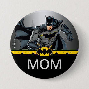 Batman Chalkboard Verjaardag Kind's Mam Ronde Button 7,6 Cm