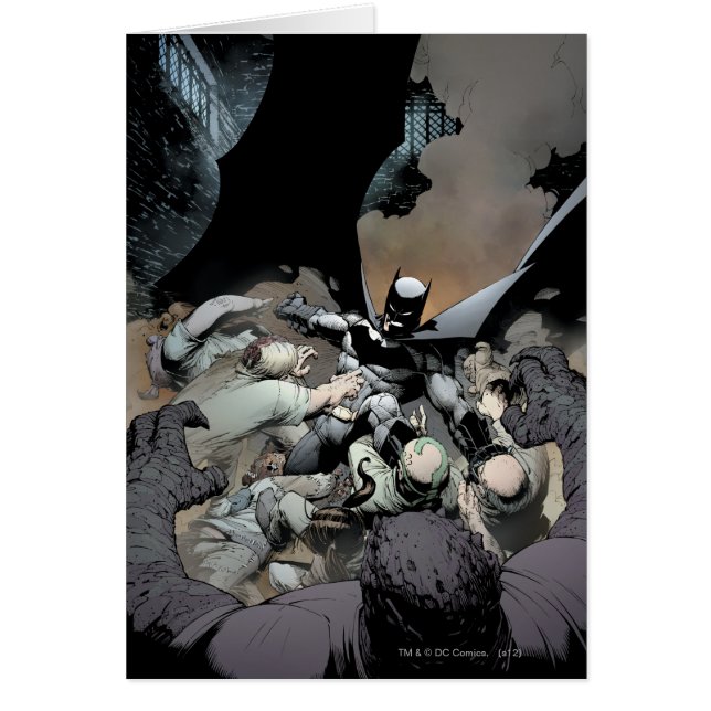 Batman Combattre les ennemis de l'arc (Devant)