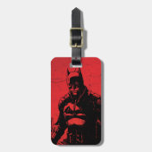Batman Comic Book Illustration Bagagelabel (Voorkant verticaal)