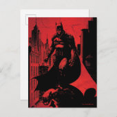 Batman Comic Book Illustration Briefkaart (Voorkant / Achterkant)